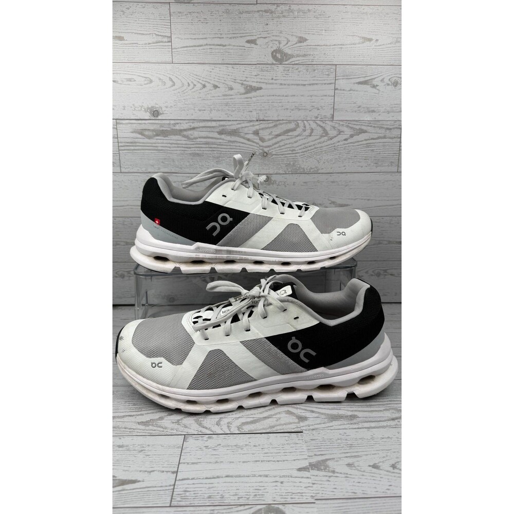 On Cloudrunner Men’s Running Shoes - Glacier/Black - Size 10.5 M #255